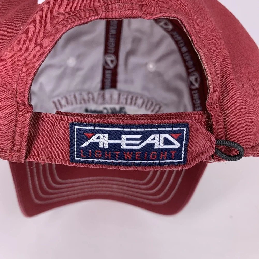 Rochelle Ranch Golf Course Hat Rawlins Wyoming Red Adjustable AHead Baseball Cap